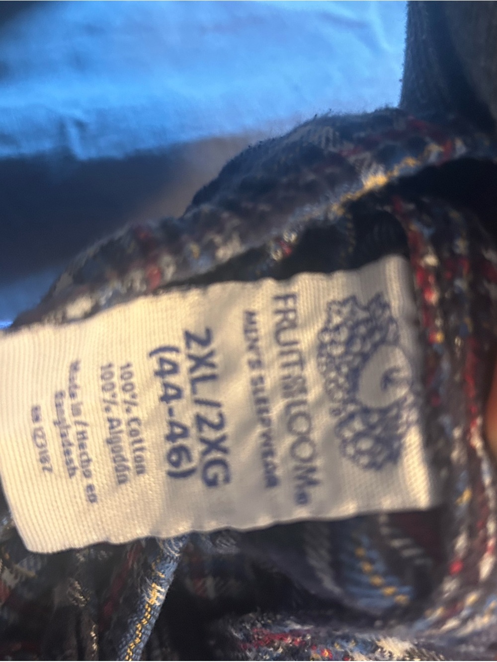 Mixed Plaid Flannel Lounge Pants - Assorted Colors size XL - Picture 9 of 11